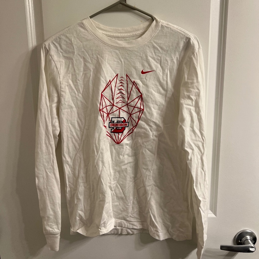 White Nike Dennison Football Longsleeve
